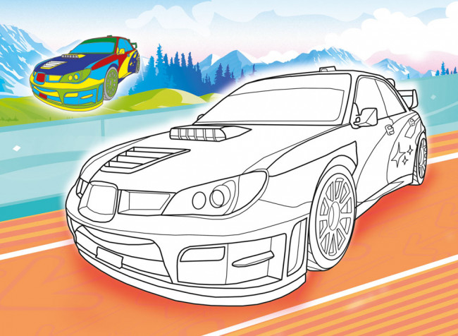 Раскраска (А4) РКСБ-780