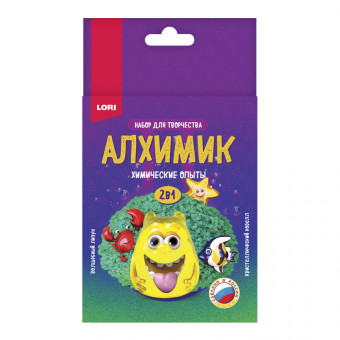 Химические опыты 2 в 1 "Волшебный лизун и Кристаллический коралл", Оп-070