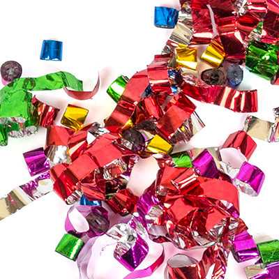 Пневмохлопушка 20см, с фольгированным серпантином, BOOMZEE/BSMF-20