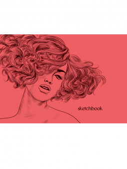 Скетчбук "Девушка". Формат: 180x118 128стр, MyArt Проф-Пресс