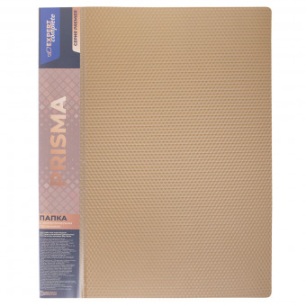 Папка А4 700 мкр 20мм, с металлическим прижимом, золотой, Prisma Premier Expert Complete/EC210700028 (6)