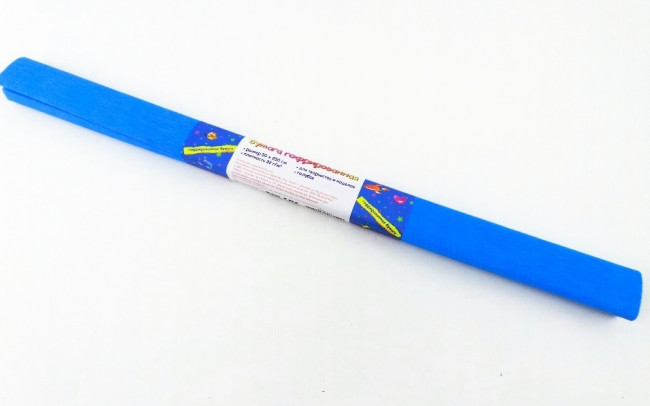 Бумага крепированная 50*250см, 32г/кв.м., голубой Attomex 8040711