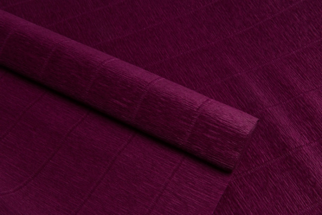 Гофрированная бумага плотная (флористическая 50мм х 250 мм,120 г/м2) Бордовая Гофрированная бумага плотная (флористическая 50мм х 250 мм,120 г/м2) Бордовая