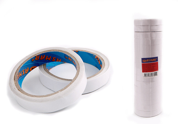 Клейкая лента (СКОТЧ) 18мм*10м двусторонний, Asmar (16/192)