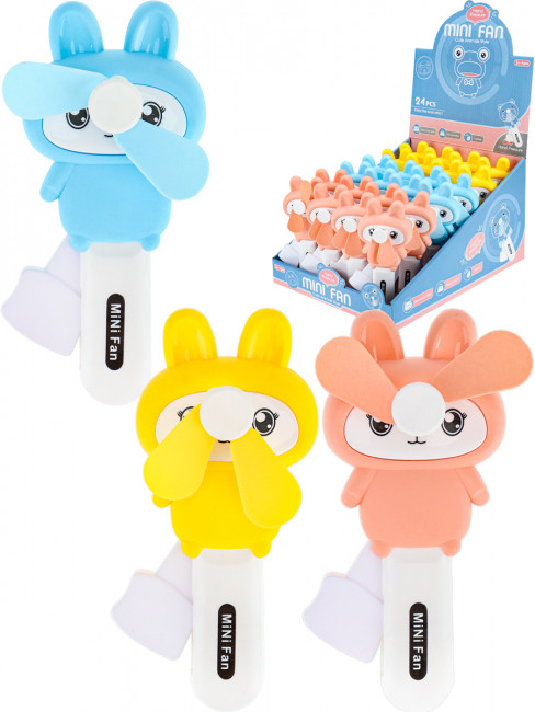 Вентилятор детский "Зайка", Рыжий Кот/ИК-0955 (24)