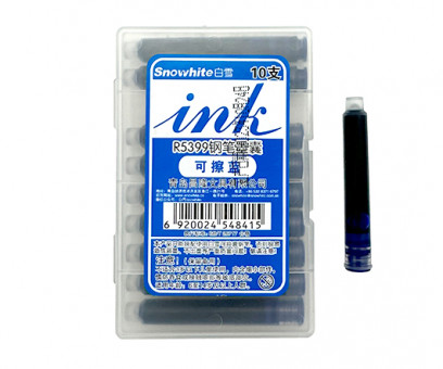 Картридж к перьевой ручке DC-210 синий, 5см, в пластиковой упаковке R5399 (10/400/7200)