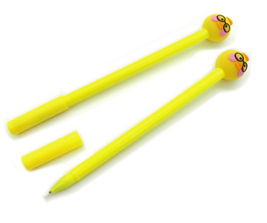 Ручка фигурная гелевая WGLJ-2 "Уточка в очках" (черн) 0,5мм игольчатый стержень, желтый корпус, с фигуркой (12/60/2000) Ручка фигурная гелевая WGLJ-2 "Уточка в очках" (черн) 0,5мм игольчатый стержень, желтый корпус, с фигуркой (12/60/2000)