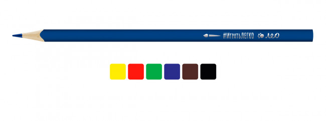 Набор трехгранных акварельных карандашей 6 цв. "Играй" Лео/LGWP-06 (8) Набор трехгранных акварельных карандашей 6 цв. "Играй" Лео/LGWP-06 (8)