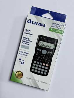Калькулятор научный 240  функций, чёрный, размер - 84*165мм, Atiima/FC-82MS (20)