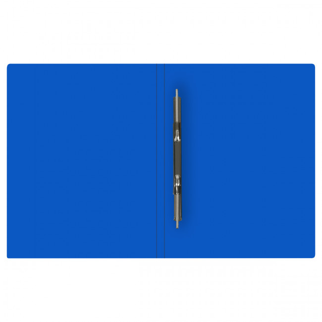 Папка А4 500 мкр 15мм WENZER OFFiCE с пружинным скоросшивателем, песок, синяя, 601221(6/90)