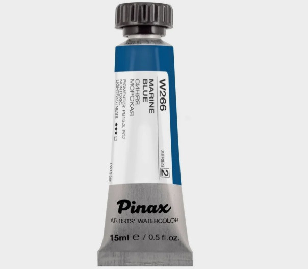 Акварель в тубе Pinax Синяя морская - 15мл Ser.2 - W266