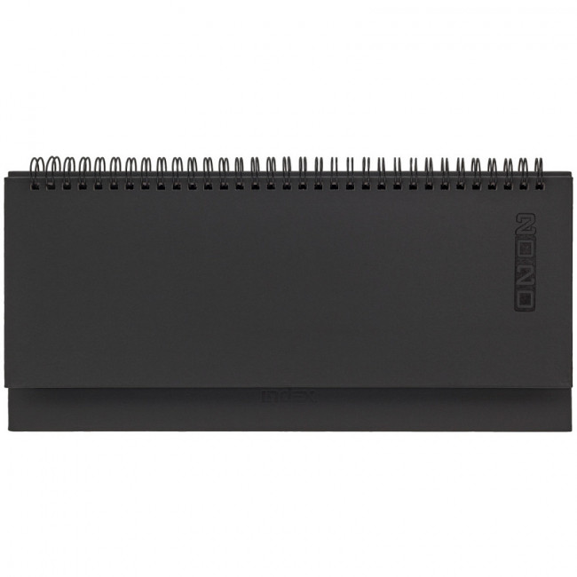 Планинг BASIC, евроспираль, датир.,2020, 128с., ф.290х105мм, черный