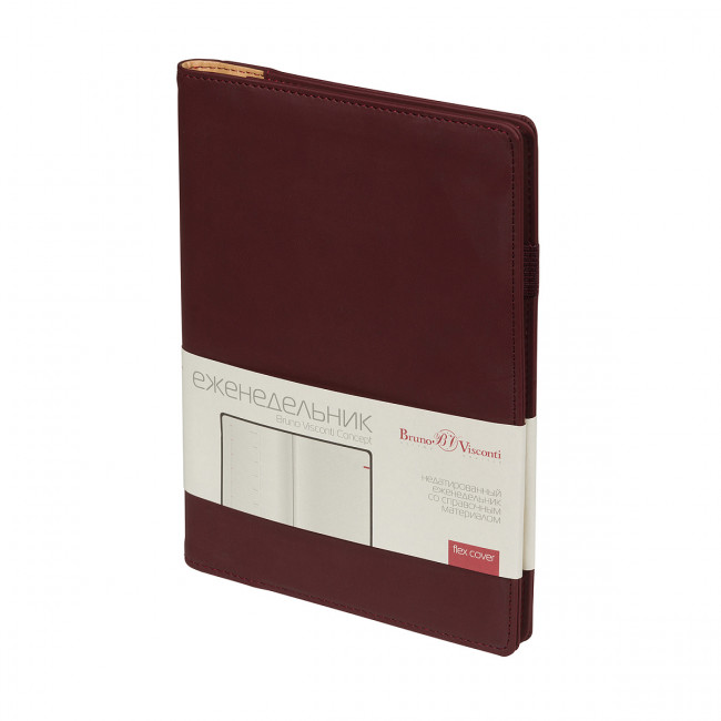 Еженедельник А5 64л недатированный "Concept" на гребне, бордовый, BV/3-322/02 (20) Еженедельник А5 64л недатированный "Concept" на гребне, бордовый, BV/3-322/02 (20)