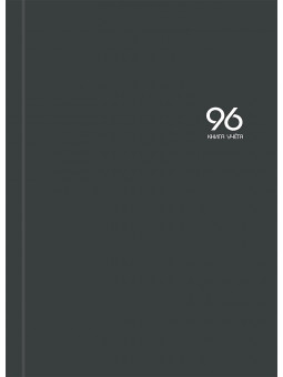 Книга учёта 200х298мм 96л клетка, скрепка, блок-офсет, графит, Проф-Пресс/96-9290 (10)