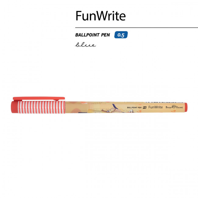 Ручка шариковая 0,5мм синяя "FunWrite. Лиса в кедах", BV/20-0212/71 (24) Ручка шариковая 0,5мм синяя "FunWrite. Лиса в кедах", BV/20-0212/71 (24)