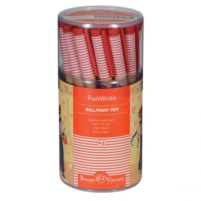 Ручка шариковая 0,5мм синяя "FunWrite. Лиса в кедах", BV/20-0212/71 (24) Ручка шариковая 0,5мм синяя "FunWrite. Лиса в кедах", BV/20-0212/71 (24)