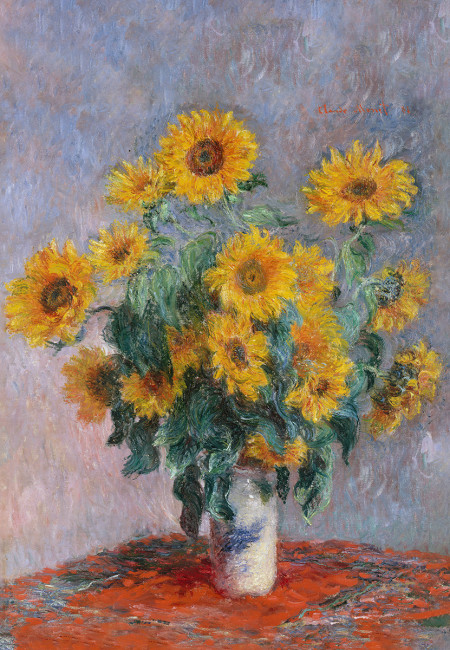 Пазл 2000 элементов "Букет подсолнухов, Клод Моне" ФРЕЯ