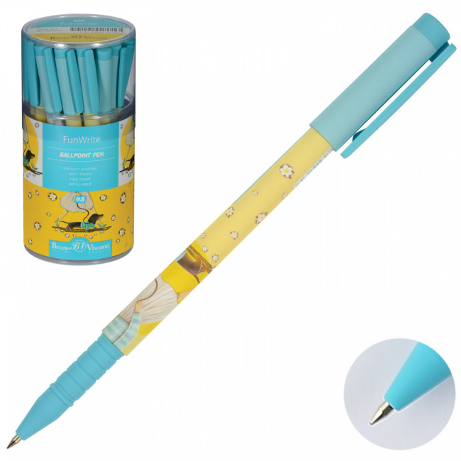 Ручка шариковая 0,5мм синяя "FunWrite. Городская прогулка Такса", BV/20-0212/77 (24) Ручка шариковая 0,5мм синяя "FunWrite. Городская прогулка Такса", BV/20-0212/77 (24)