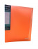 Папка с 30 вкладышами А4, WENZER OFFiCE, PRISMA NEON 600 мкм, 20 мм, эффект 3D, оранжевый, 23082024