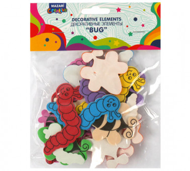 Декоративные элементы "Bug" из EVA на клеевом слое, Mazari/M-20012 (24)