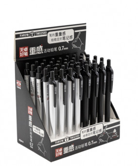 Карандаш 0,7мм механ., трехгранный корпус, HB "Однотонный", WTZ-8, TM02580 (40/40/800)