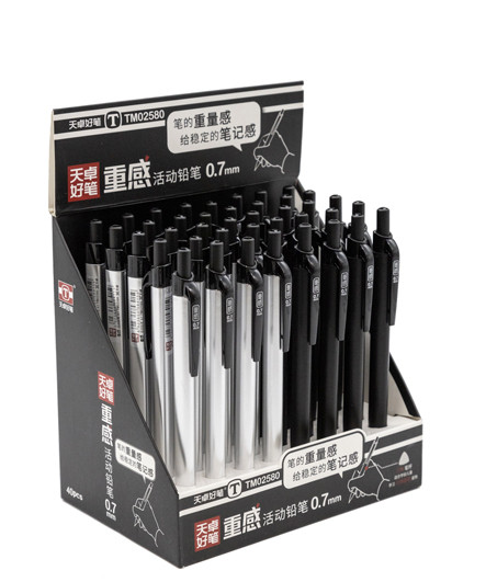 Карандаш 0,7мм механ., трехгранный корпус, HB "Однотонный", WTZ-8, TM02580 (40/40/800) Карандаш 0,7мм механ., трехгранный корпус, HB "Однотонный", WTZ-8, TM02580 (40/40/800)