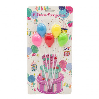 Свеча-цифра 2,5см на длинных шпажках "Шарики", золото, 5шт, Микрос/Ч53130 (24) Свеча-цифра 2,5см на длинных шпажках "Шарики", золото, 5шт, Микрос/Ч53130 (24)