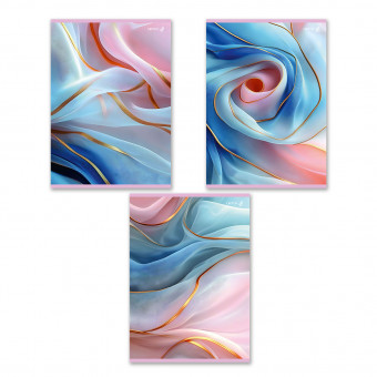 Тетрадь А4 48 клетка "Нежный шёлк" скрепка, Светоч/Т152_01752 (6/48)