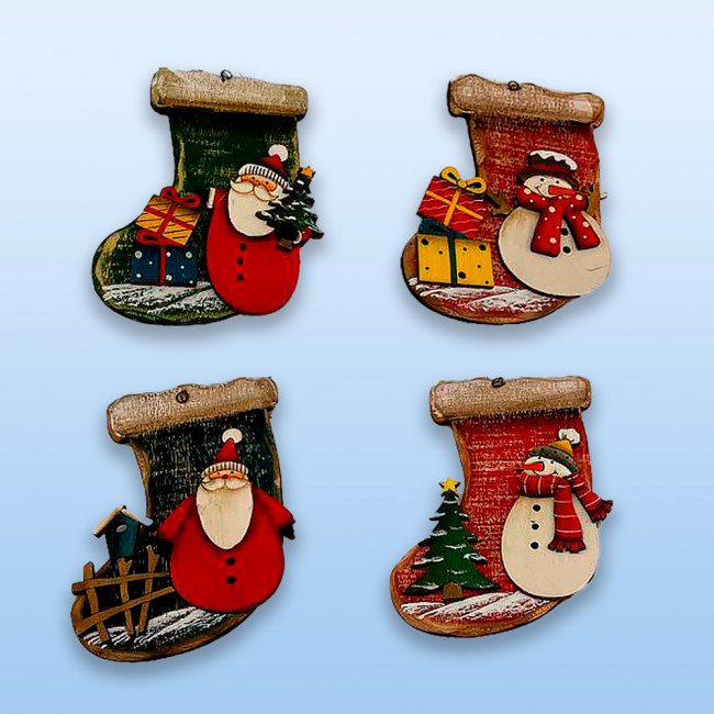 ПОДВЕСКА, DARLENS «СНЕГОВИК, ДЕД МОРОЗ», 14 СМ, ДЕРЕВО, АССОРТИ, DL-DRL07726 ПОДВЕСКА, DARLENS «СНЕГОВИК, ДЕД МОРОЗ», 14 СМ, ДЕРЕВО, АССОРТИ, DL-DRL07726