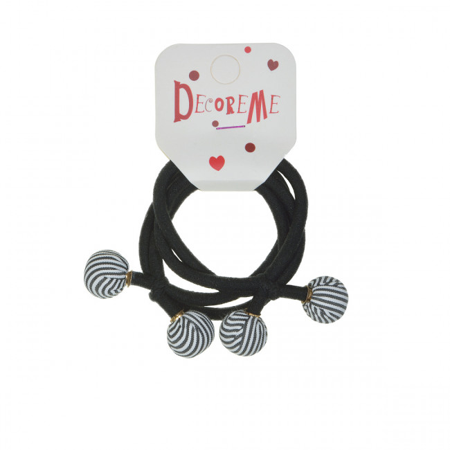 Набор резинок для волос "Шарики в полоску", 2 шт, BV/2-712/77 (12) Набор резинок для волос "Шарики в полоску", 2 шт, BV/2-712/77 (12)