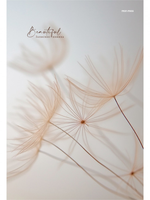 Записная книжка А4 80л клетка "Бежевый тон", 7БЦ, склейка, Проф-Пресс/Б80-0855 (12)