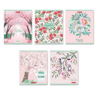 Тетрадь 96 клетка "Розовая дымка" скрепка, Светоч/96ТЕТк-006 000787 (5)