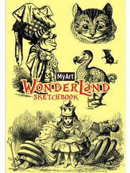 Скетчбук "Wonderland sketchbook.В стране чудес." MyArt. Формат: 117х180х12 128стр, Проф-Пресс Скетчбук "Wonderland sketchbook.В стране чудес." MyArt. Формат: 117х180х12 128стр, Проф-Пресс