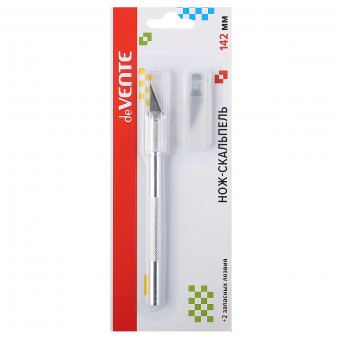 Нож канцелярский 2 лезвия, металлический, deVENTE/4090000 (24) Нож канцелярский 2 лезвия, металлический, deVENTE/4090000 (24)