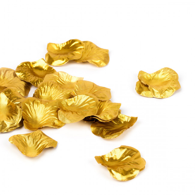 Лепестки роз декоративные 5см, цвет золото, 100шт, BOOMZEE/BWL-01 №05