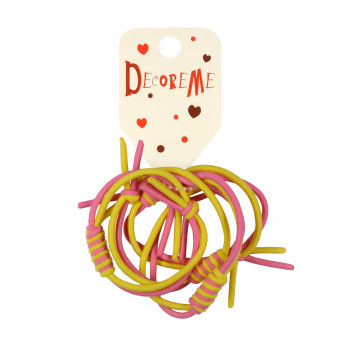 Набор резинок для волос, 4 шт, BV/2-712/348 (12)