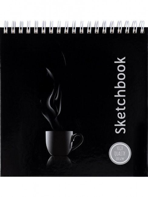 Скетчбук А5 40л "Кофе" 7БЦ, MILAND/С40-4173