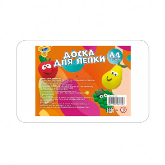 Доска А4 для лепки, белая, Пчёлка/ДЛ-411(100)