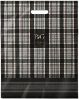 Пакет 40х50 ПВД "Бэкграунд" с прорубной ручкой (50/500)