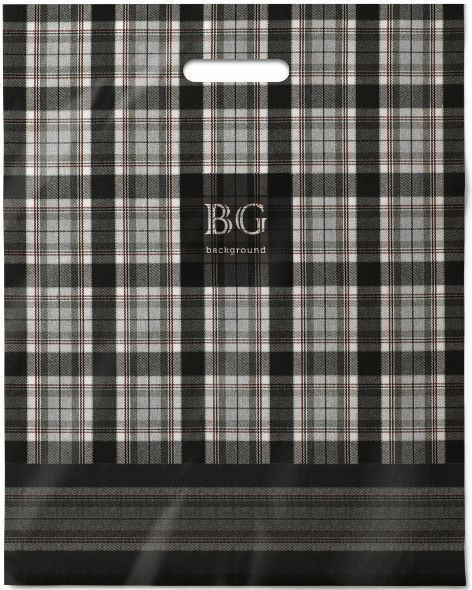 Пакет 40х50 ПВД "Бэкграунд" с прорубной ручкой (50/500)