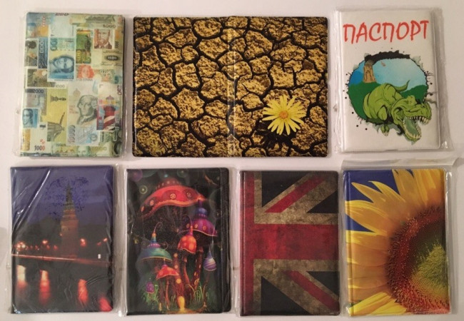 Обложка для паспорта  с картинками пухлая (ОНПКЗСПП) (50)