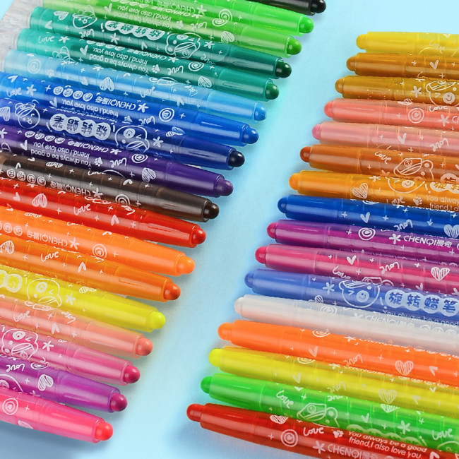 Набор восковых карандашей 12цв., CChenqi/LB-8112