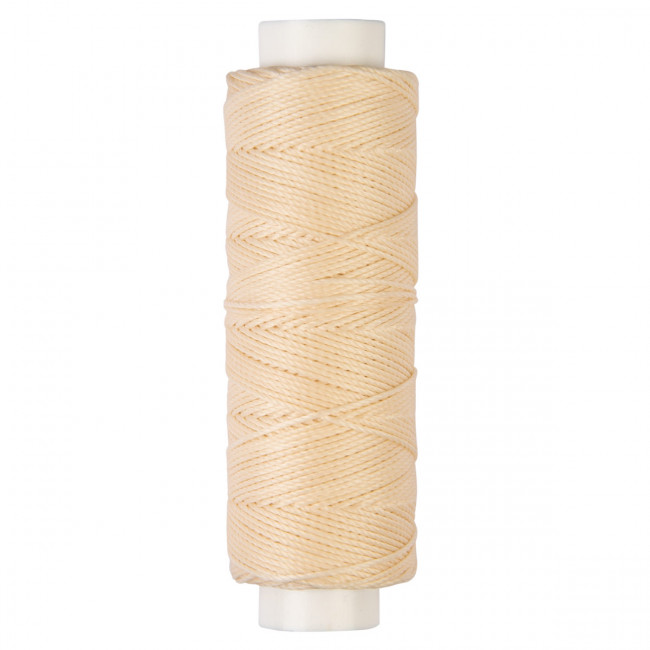 Нитки 0.45мм 40м для кожи вощёные кручёные, № 006 суровый, Промысел/LC-005 Нитки 0.45мм 40м для кожи вощёные кручёные, № 006 суровый, Промысел/LC-005