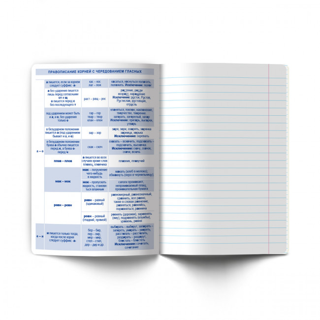 Тетрадь A5 48л линия "Русский язык. Академия наук" скрепка, Светоч/Т138_01279 (10/60)