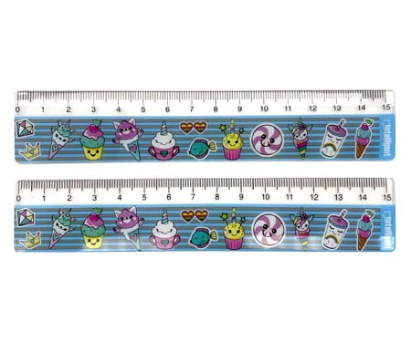 Линейка 15 см. пластиковая INTELLIGENT CM-3012 "Мороженки-единорожки" с рисунком (12/60/2515) Линейка 15 см. пластиковая INTELLIGENT CM-3012 "Мороженки-единорожки" с рисунком (12/60/2515)