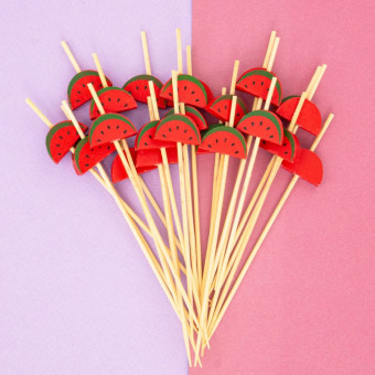 Пика 12см д/канапе "Арбузик", Микрос/Ч48134 (24) Пика 12см д/канапе "Арбузик", Микрос/Ч48134 (24)