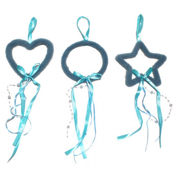 ДЕКОРАТИВНОЕ УКРАШЕНИЕ, DARLENS «ЗВЁЗДОЧКА, КРУЖОК, СЕРДЕЧКО», 13 СМ, ГОЛУБОЙ, АССОРТИ (12) ДЕКОРАТИВНОЕ УКРАШЕНИЕ, DARLENS «ЗВЁЗДОЧКА, КРУЖОК, СЕРДЕЧКО», 13 СМ, ГОЛУБОЙ, АССОРТИ (12)