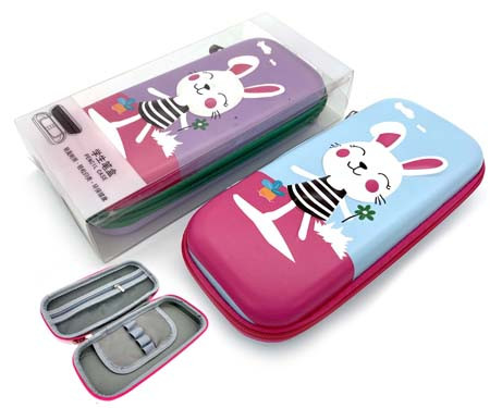 Пенал 1 отд. CN-40 "Зайка" 21*10*4см EVA пластик с объемным рисунком, с 1 створкой, цвета ассорти, в упаковке ПВХ CHL-1003 (1/12/96) Пенал 1 отд. CN-40 "Зайка" 21*10*4см EVA пластик с объемным рисунком, с 1 створкой, цвета ассорти, в упаковке ПВХ CHL-1003 (1/12/96)