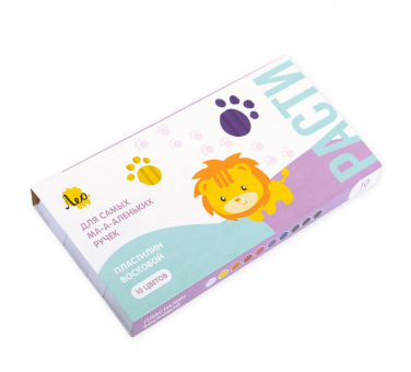 Пластилин восковой 120г 10цв, "Расти" Лео/LMCW-0110 (12) Пластилин восковой 120г 10цв, "Расти" Лео/LMCW-0110 (12)