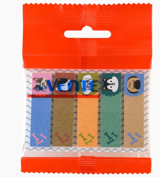 Набор самоклеящихся этикеток-закладок"Dogs" бумажные 44x12 мм, 5x20 листов, офсет 80 г/м², deVENTE/ 2011020 (24) Набор самоклеящихся этикеток-закладок"Dogs" бумажные 44x12 мм, 5x20 листов, офсет 80 г/м², deVENTE/ 2011020 (24)